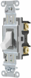 Toggle Switch, Single Pole, 20A 120/277V AC, 4.18 Inch x 1.49 Inch x 1.83 Inch