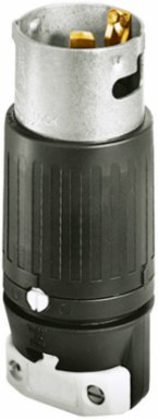Industrial Male Plug 50A 125/250V 3-Pole 4-Wire Screw Terminal 6.38 Inch x 2.56 Inch
