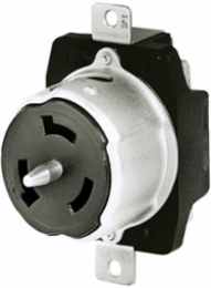 Twist-Lock Industrial Receptacle 50A 125/250V, 3-Pole 4-Wire, Composite Material