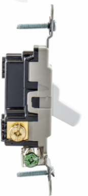 Commercial Grade Three Way Toggle Switch 20A 120/277V AC, Back and Side Wired, White, 4.18 x 1.49 x 1.83 Inch