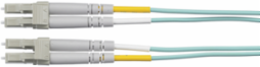 Fiber Optic Patch Cord 10 Meter Plenum Rated MultiMode LC-LC OM3