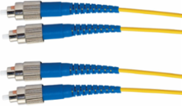 Fiber Optic Patch Cord 2 Meters OS2 Single-Mode FC to FC Yellow