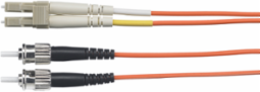 Patch Cord, Fiber Optic, LC to ST- Style, Duplex Multi Mode, 62.5/125, 1 Meter Length