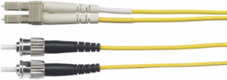 OS2 Singlemode Fiber Patch Cord 2 Meter LC to ST Yellow