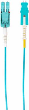 Fiber Optic Patch Cord, Plenum Rated, MultiMode Duplex, 5 Meter, OM3/OM4