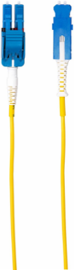 Fiber Optic Patch Cord 1 Meter, MultiMode Duplex, OS2, Yellow