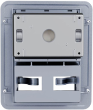 Outdoor Comforts Weatherproof Deck Outlet Cover & GFCI Kit, Gray, 7.125 Inch Width