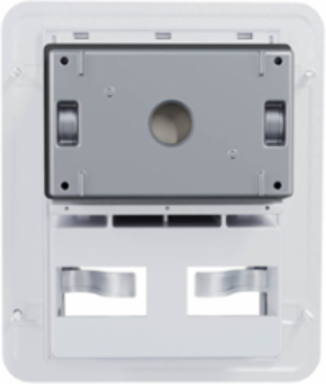 Outdoor Comforts  Weatherproof Deck Outlet Cover Kit, 1-Gang, White, UV-Resistant Polycarbonate
