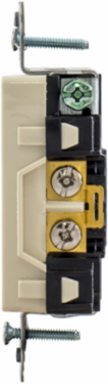 15A 125V Tamper-Resistant Decorator Receptacle, Light Almond