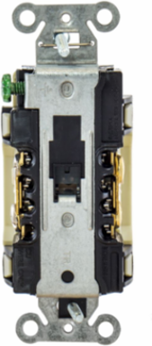 Tamper Resistant Duplex Receptacle 15A 125V with Night Light, Ivory, 3.29 Inch x 1.15 Inch