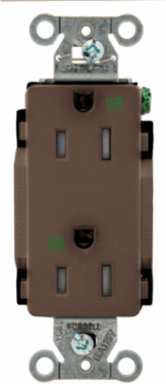 Tamper & Weather Resistant Duplex Receptacle 15A 125V 2-Pole 3-Wire