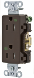 Tamper & Weather Resistant Duplex Receptacle 15A 125V 2-Pole 3-Wire