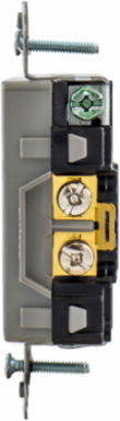 Tamper & Weather Resistant Duplex Receptacle 20A 125V 1.32 Inch x 1.07 Inch x 3.28 Inch