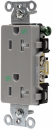 Tamper & Weather Resistant Duplex Receptacle 20A 125V 1.32 Inch x 1.07 Inch x 3.28 Inch