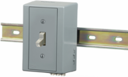 DIN Rail Utility Box 1-Device Single Pole Switch 20A 120/277V AC