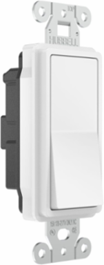 Decorator Switch, Single Pole, 20A 120-277V AC, Back & Side Wired
