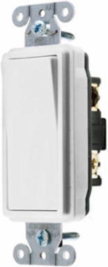 Decorator Switch, Specification Grade, 15A 120/277V AC, 1-1/41 Inch x 1-01 Inch
