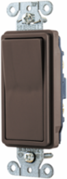 Specification Grade Four Way Decorator Switch, 20A 120/277V AC, 4.28 Inch x 1.73 Inch x 1.67 Inch