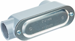 Aluminum Type LB Conduit Body 1/2 Inch with Cover & Gasket, Powder Epoxy Paint