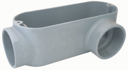 Aluminum Conduit Body Fitting 1 Inch LL Type, Pack of 6, Powder Epoxy Finish
