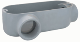 Aluminum 1 Inch LR Conduit Body Fitting, Powder Epoxy Finish, 12 cu. in. Volume