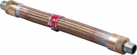 1/2 Inch Flexible Coupling, Bronze, 6 Inch Bend Length