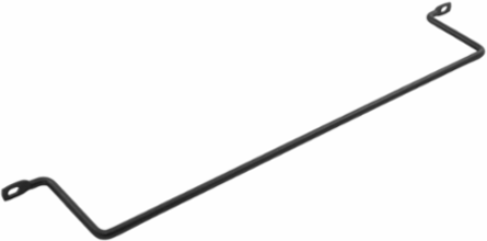 Rear Cable Management Mounting Bar 19 Inch x 3 Inch Offset