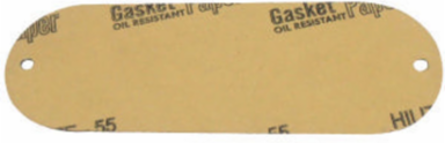 Fiber Gasket 1 Inch x 1.75 Inch, 0.01 lb, 100 Per Pack