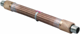 1 Inch x 21 Inch Flexible Coupling, Bronze with Natural Finish