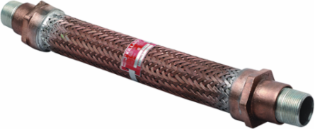 1-1/4 Inch Flexible Coupling, 30 Inch Bend Length, Bronze Construction