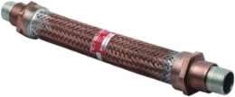 1-1/2 Inch x 21 Inch Flexible Coupling, Bronze with Zinc Plated Steel Nipples