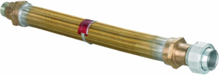 1-1/4 Inch Bronze Flexible Coupling with 15 Inch Bend Length