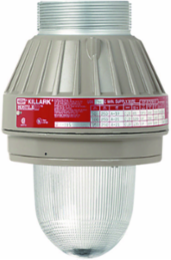 Aluminum 150W Incandescent Light Fixture - 250VAC, 7.55 Inch, Glass Globe