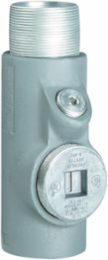 1 Inch Seal Fitting Iron with Nipple, Duraloy Iron, Powder Epoxy Paint