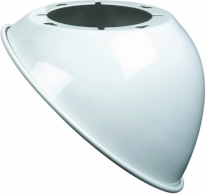E Series White Aluminum Reflector 12 x 12.25 x 6.25 Inch for EMI15/EMI20/EBF/EQF