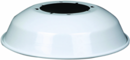 Aluminum Dome Reflector for E Series Lighting, 17.13 Inch, White Finish