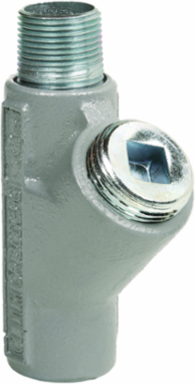 1 Inch Vertical Seal Fitting Iron with Nipple, Duraloy Iron, Powder Epoxy Finish