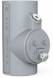 Drain Seal Fitting Iron 5 Inch, NPT Tapered Threads, Duraloy Iron, 7.27 lb.