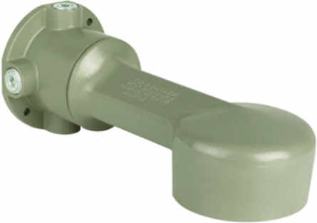 Aluminum Wall Mounting Bracket - Hub Size 3/4 Inch, Dimensions 5.75 x 5.75 x 14.5 Inch