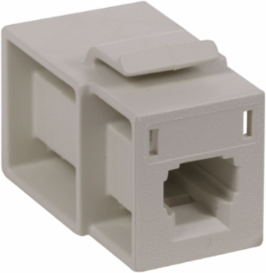 Opti Channel MT-RJ Keystone Adapter 0.58" X 0.76", Flush-Mount, Office White