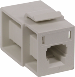 Opti Channel MT-RJ Keystone Adapter 0.58" X 0.76", Flush-Mount, Office White