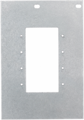 10-Gang Recessed Mounting Plate, 2-Gang for (4) Extron MAAP Modules