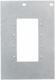 10-Gang Recessed Mounting Plate, 2-Gang for (4) Extron MAAP Modules