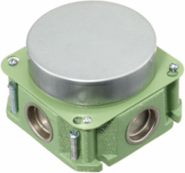 Deep Cast Iron Floor Box, 1-Gang, 3.25" Depth, Corrosion Resistant