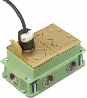 Deep Cast Iron Box, 2-Gang, 8.13 Inch x 4.91 Inch x 3.4 Inch, Corrosion Resistant