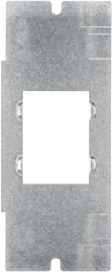 SystemOne 1-Gang Floor Box Plate with 1.5U iStation Opening, 3.3 Inch Width