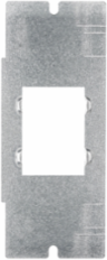 SystemOne 1-Gang Floor Box Plate with 1.5U iStation Opening, 3.3 Inch Width