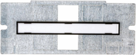 Recessed Floor Box Mounting Plate, 1-Gang, 2 Jack Openings, 4.9 Inch Width