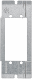 Recessed Floorbox Mounting Plate, 1-Gang for (2) Extron AAP Modules