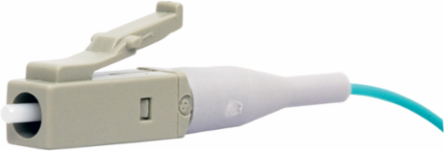 OPTIchannel LC Simplex Singlemode Fiber Connectors, White, 6 Pack, 125 Micron